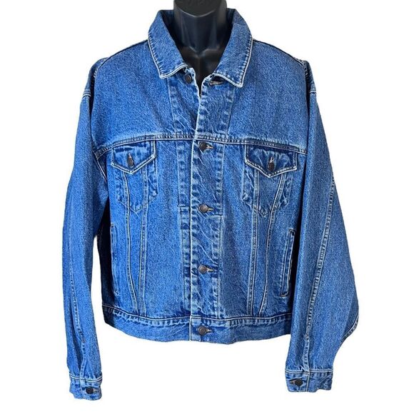 Vintage GAP USA American Flag Star Denim Jacket - Picture 2 of 13